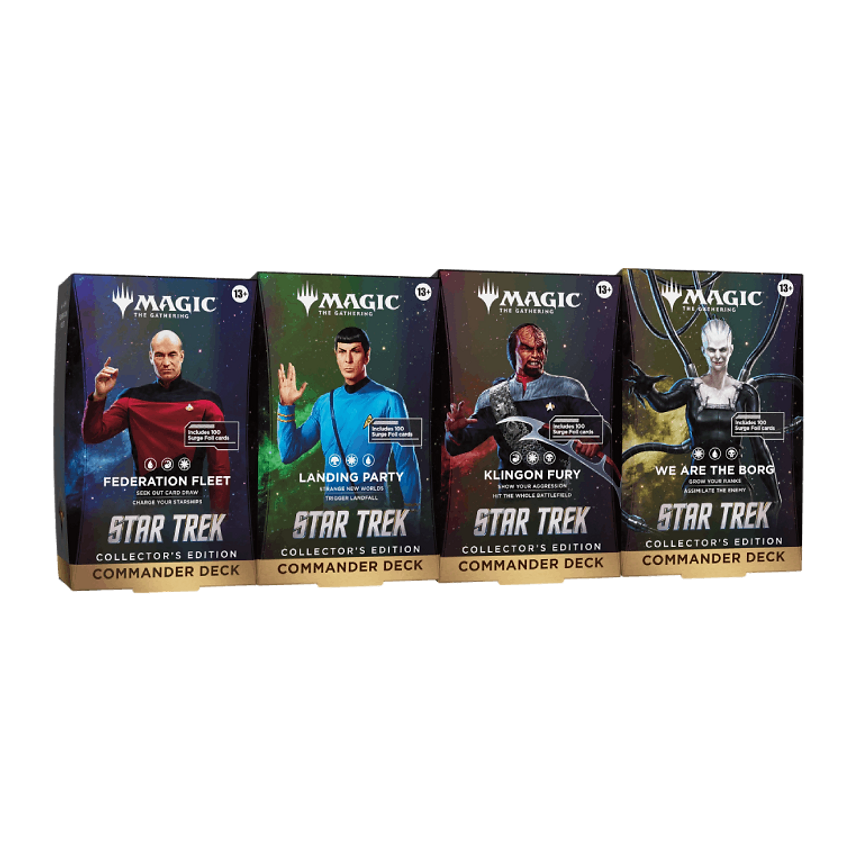 Star Trek - Collector Commander Deck Set of 4