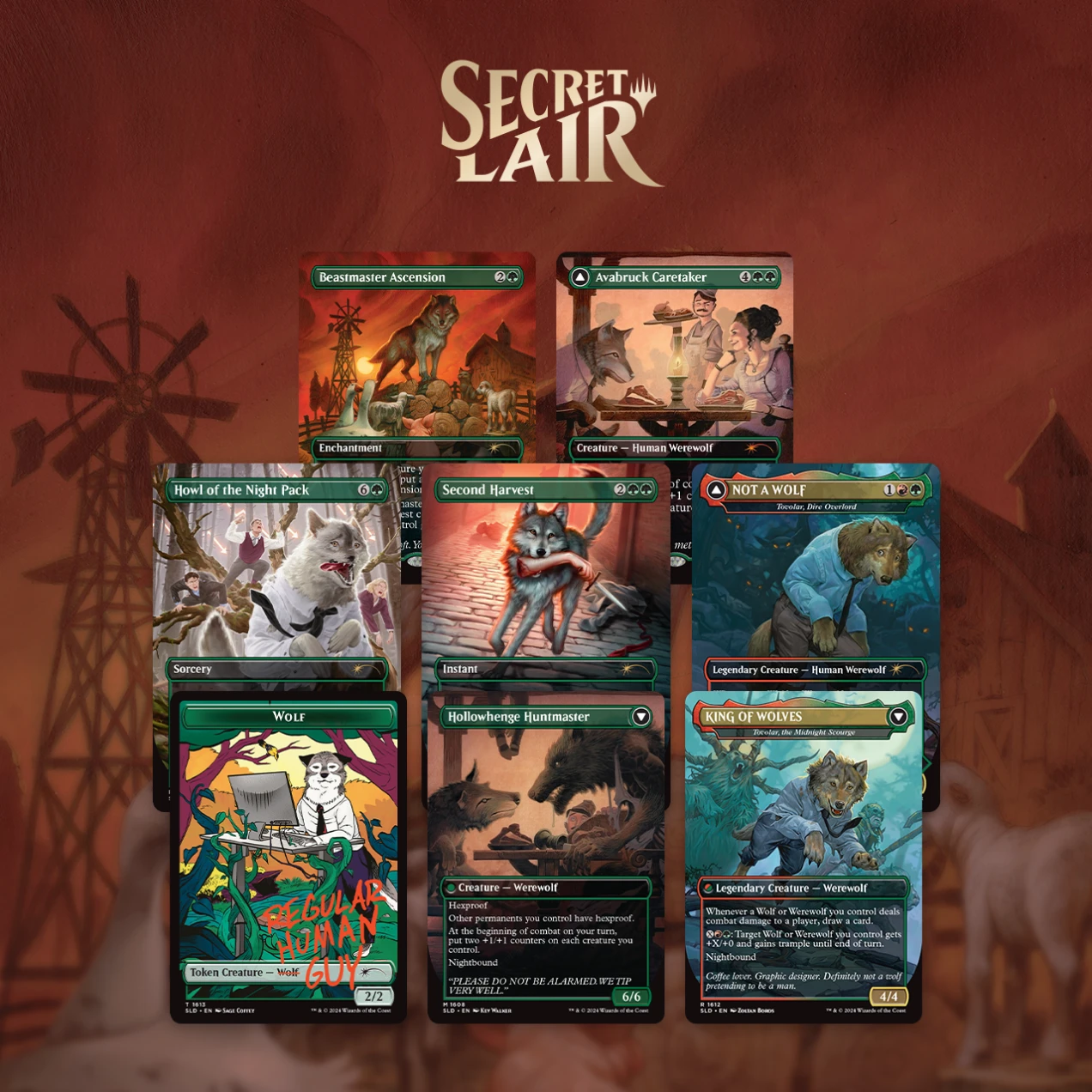 Secret Lair "Featuring: Not a Wolf" Non-Foil