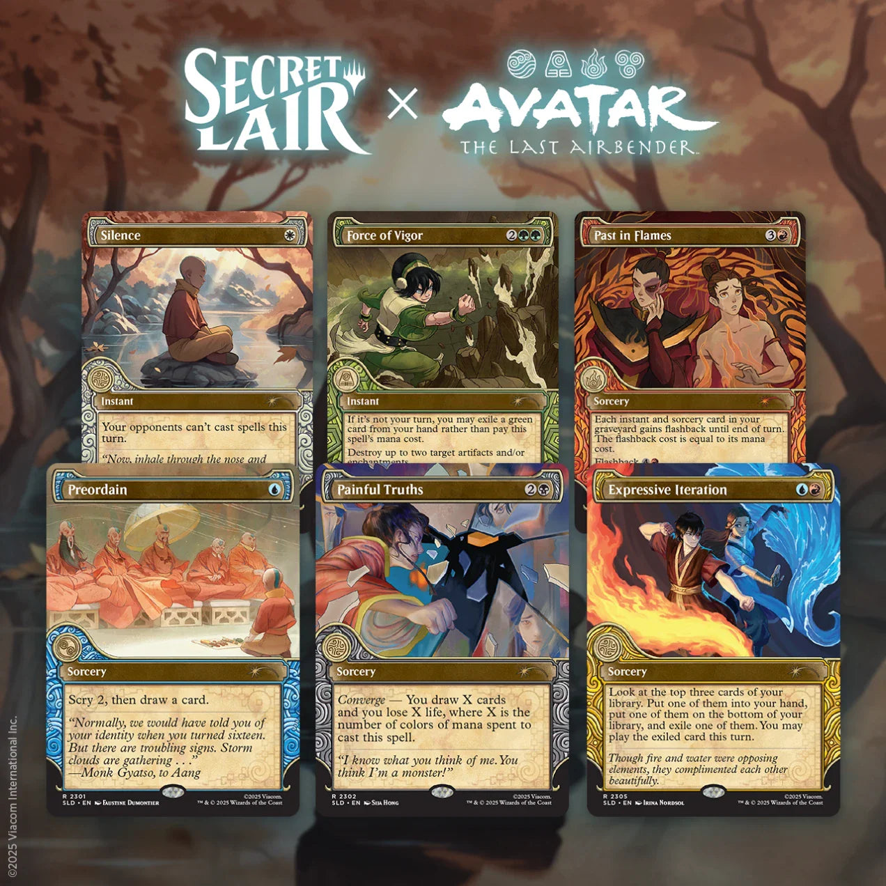 Secret Lair "Secret Lair x Avatar: The Last Airbender: One with the Elements" Non-Foil