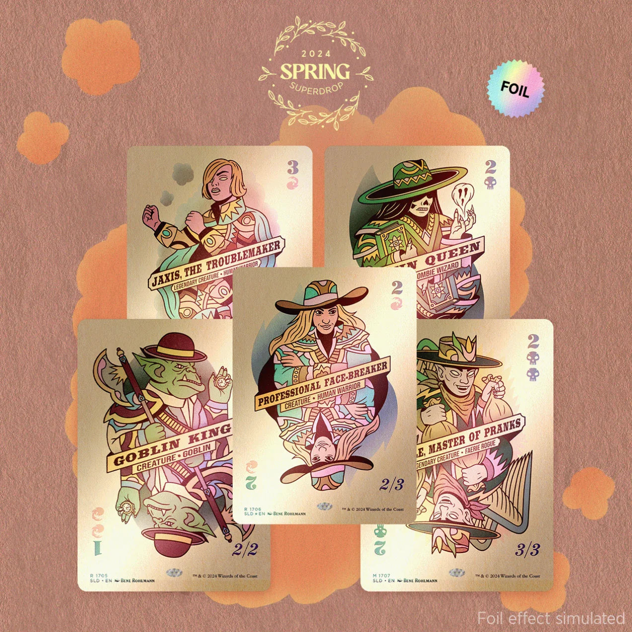 Secret Lair "Poker Faces" Foil