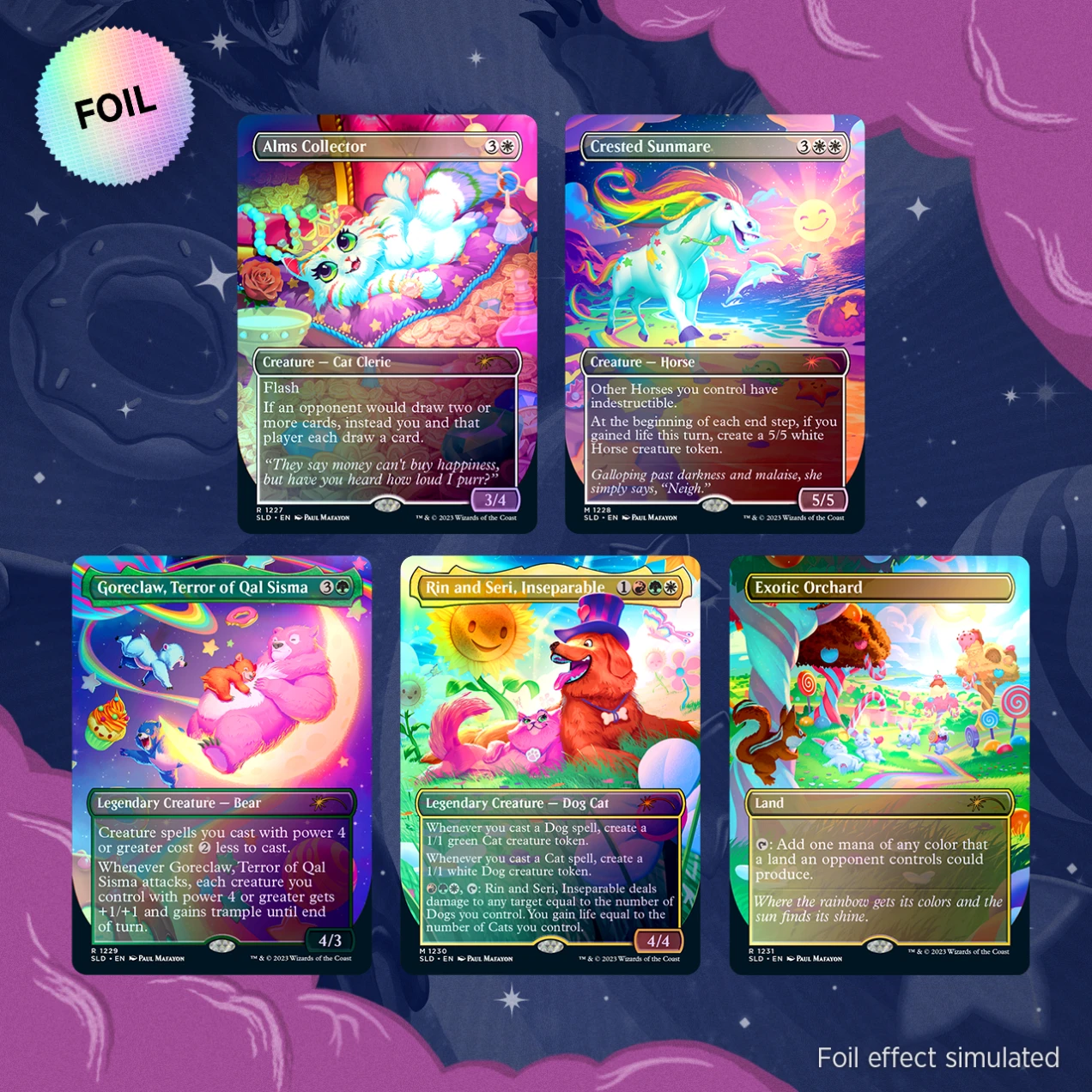 Secret Lair "The '90s Binder Experience" Foil
