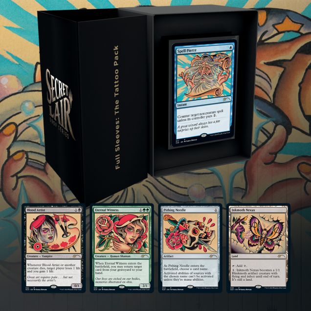 Secret Lair "Full Sleeves: the Tattoo Pack" Non-Foil