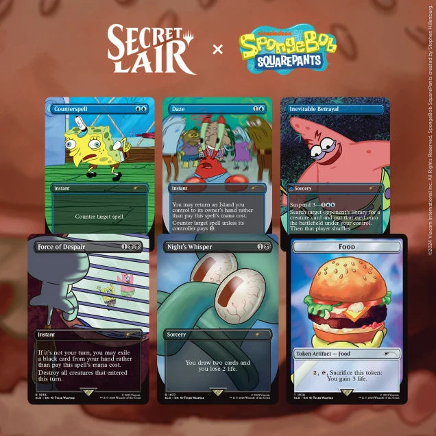 Secret Lair "Secret Lair x SpongeBob SquarePants: Internet Sensation" Non-Foil