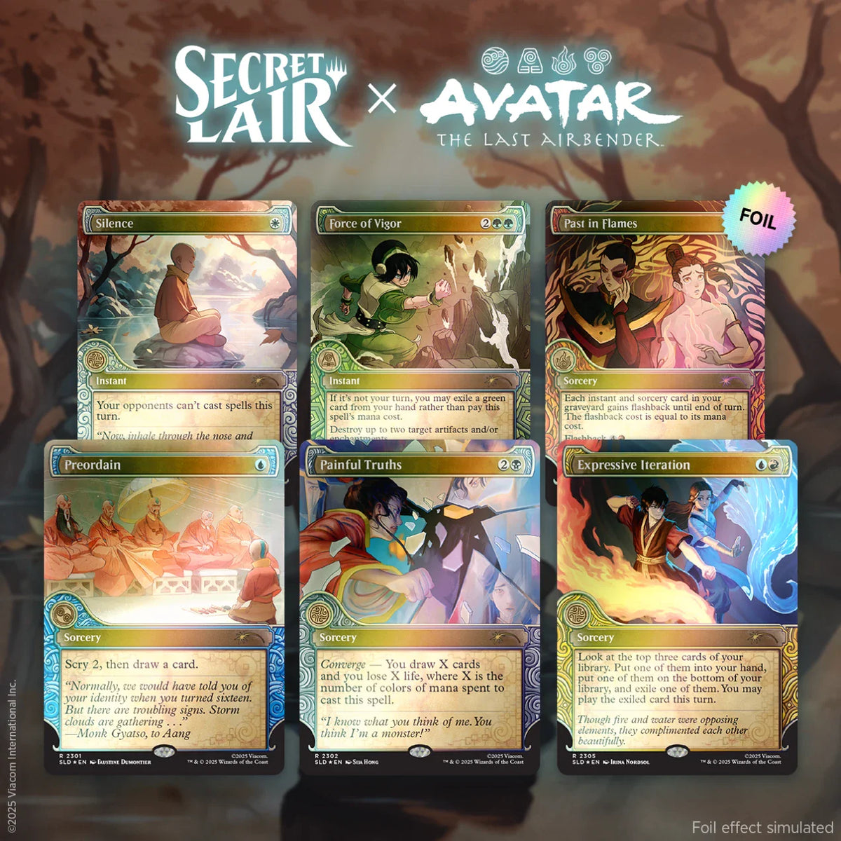 Secret Lair "Secret Lair x Avatar: The Last Airbender: One with the Elements" Foil