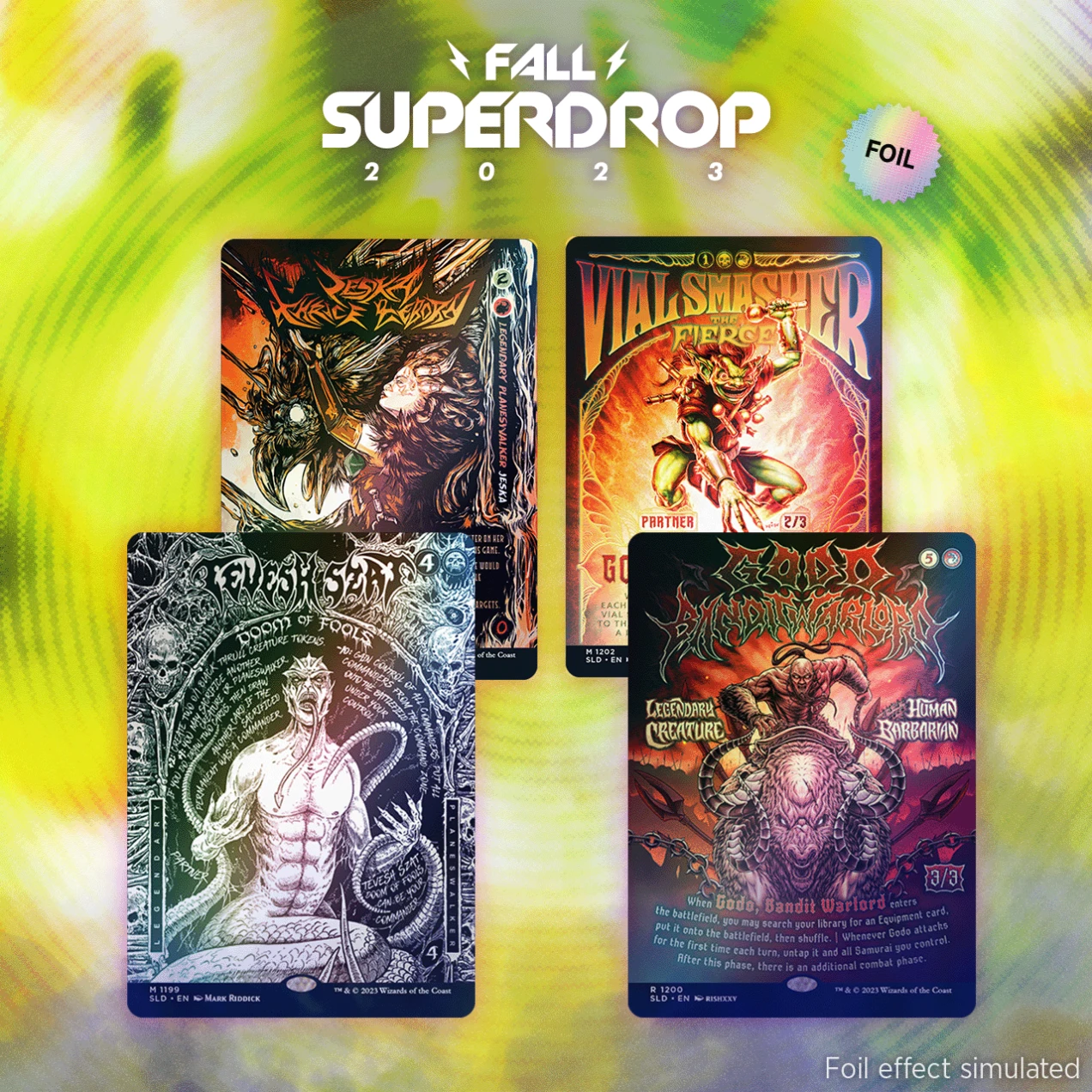 Secret Lair "Keep Partying Hard, Shred Harder Than You Previously Thought Possible" Foil
