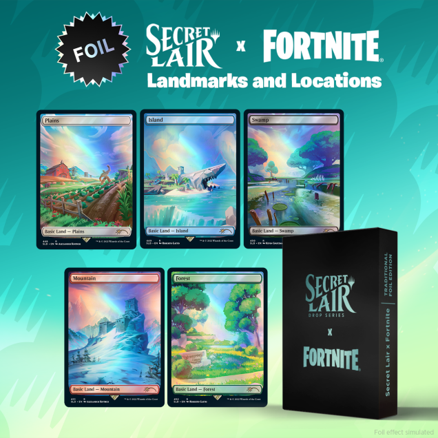 Secret Lair "Secret Lair x FORTNITE: Landmarks and Locations" Traditional Foil