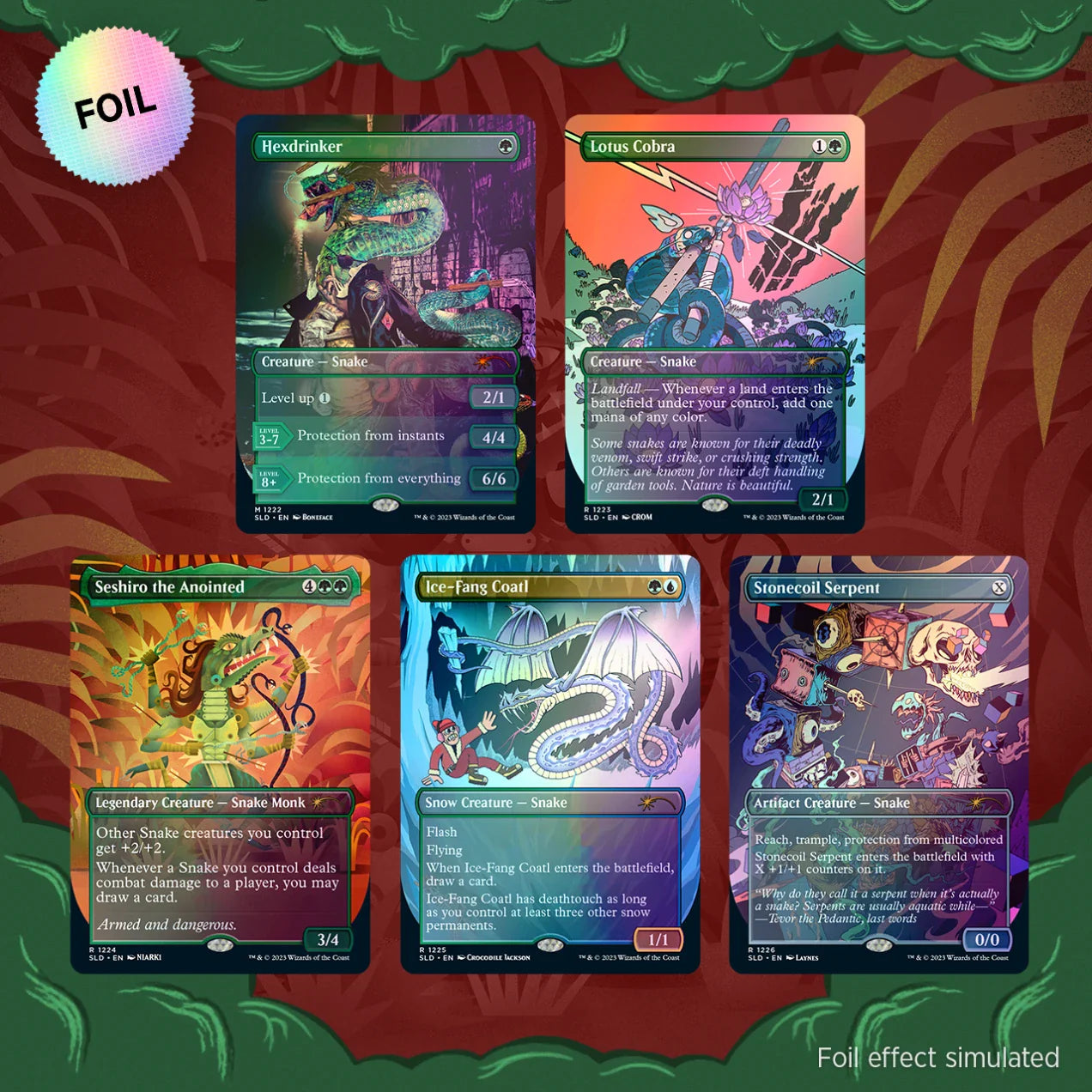 Secret Lair "Ssssssnakessssss" Foil