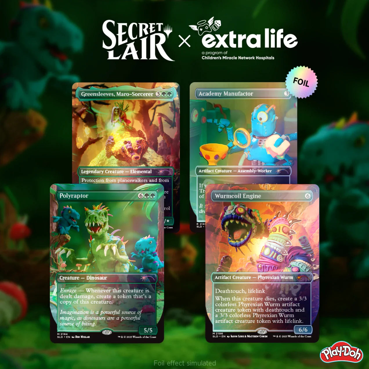 Secret Lair "Secret Lair x Play-Doh: Squishful Thinking" Foil