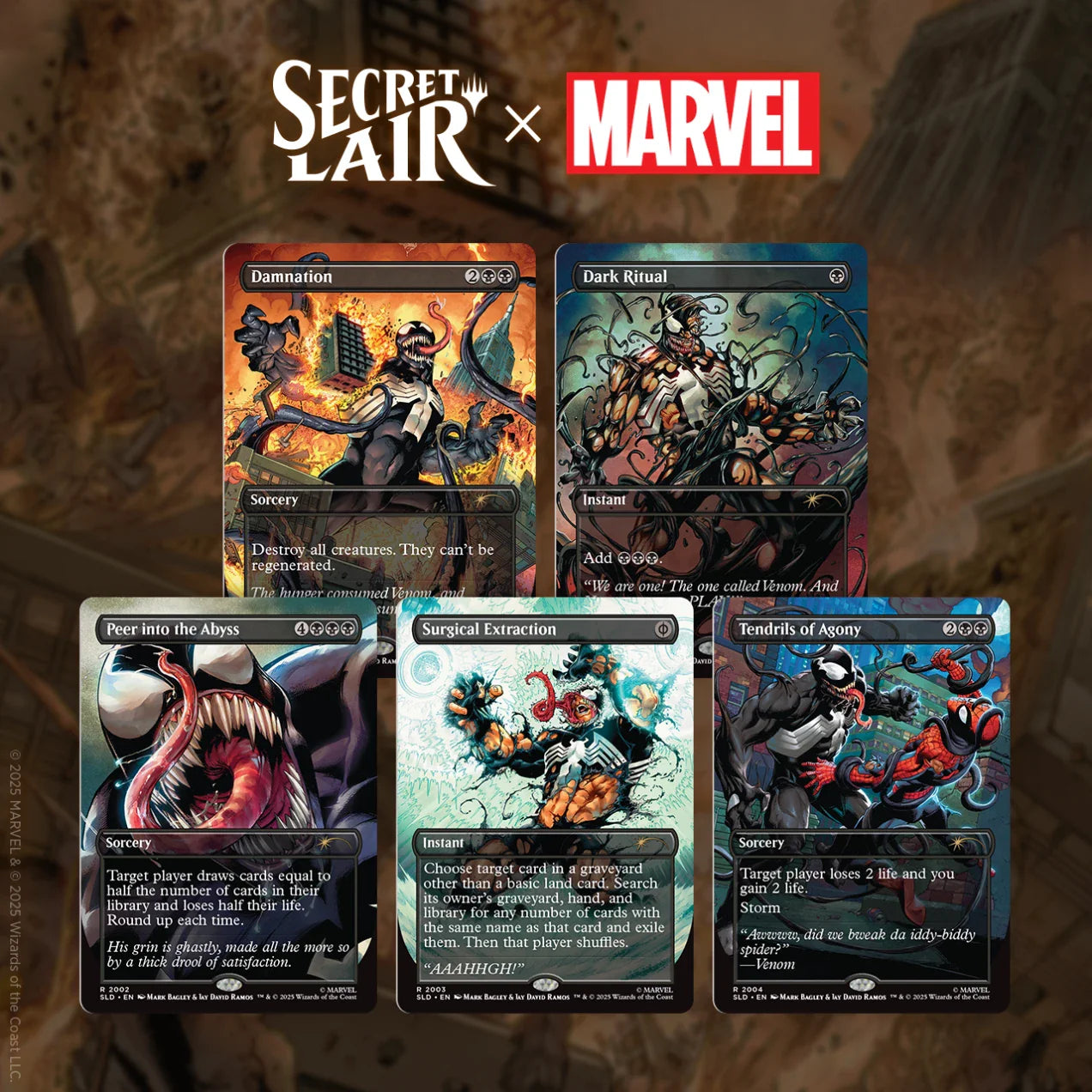 Secret Lair x Marvel’s Spider-Man: Venom Unleashed (Colors) Non- Foil