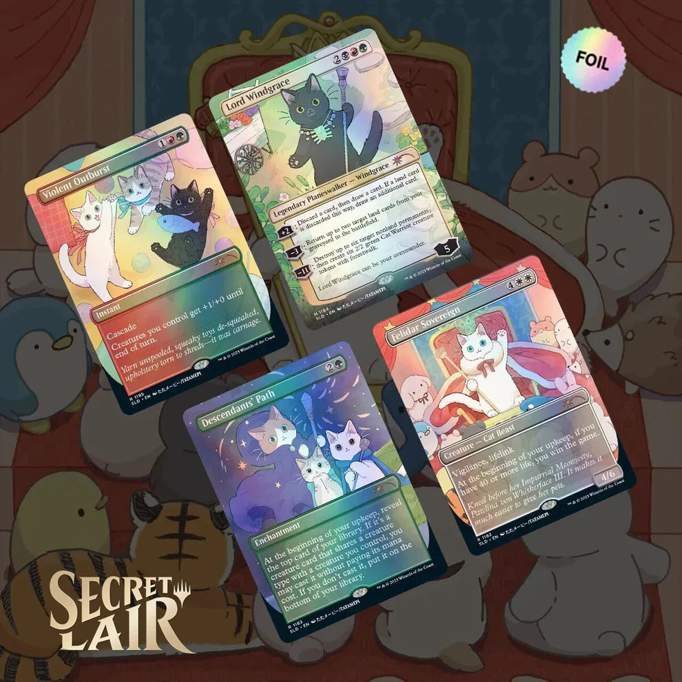 Secret Lair "LOOK AT THE KITTIES" Foil