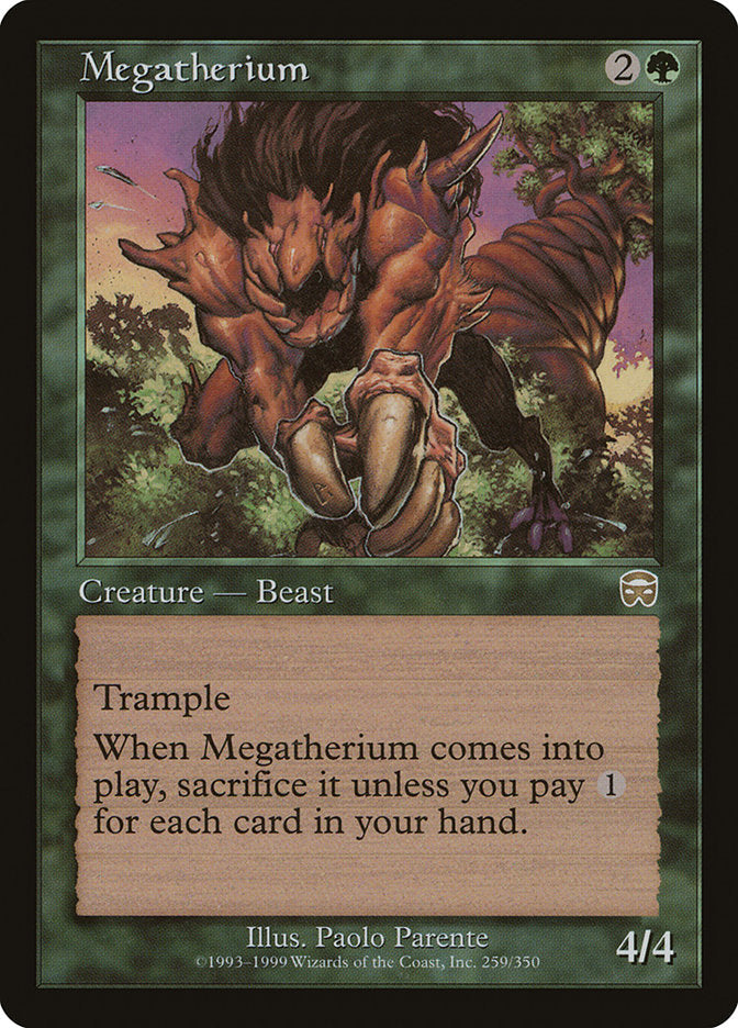 Megatherium [Mercadian Masques] [Foil]