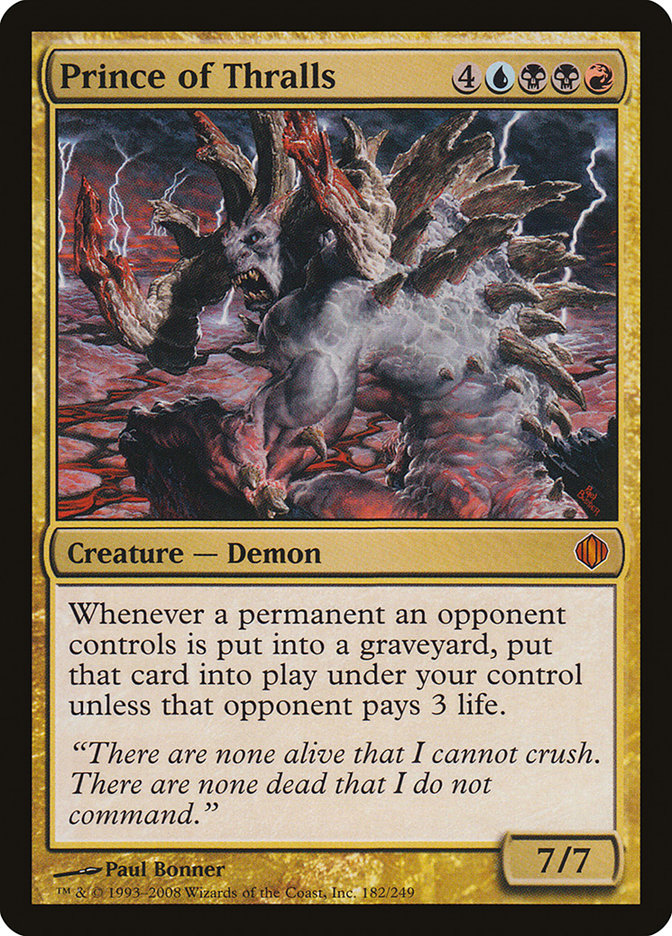 Prince of Thralls [Shards of Alara] [Foil]