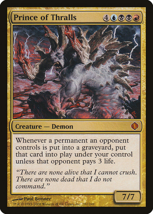 Prince of Thralls [Shards of Alara] [Foil]
