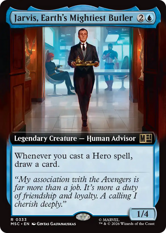 Jarvis, Earth's Mightiest Butler (Extended Art) [Marvel Super Heroes Commander]