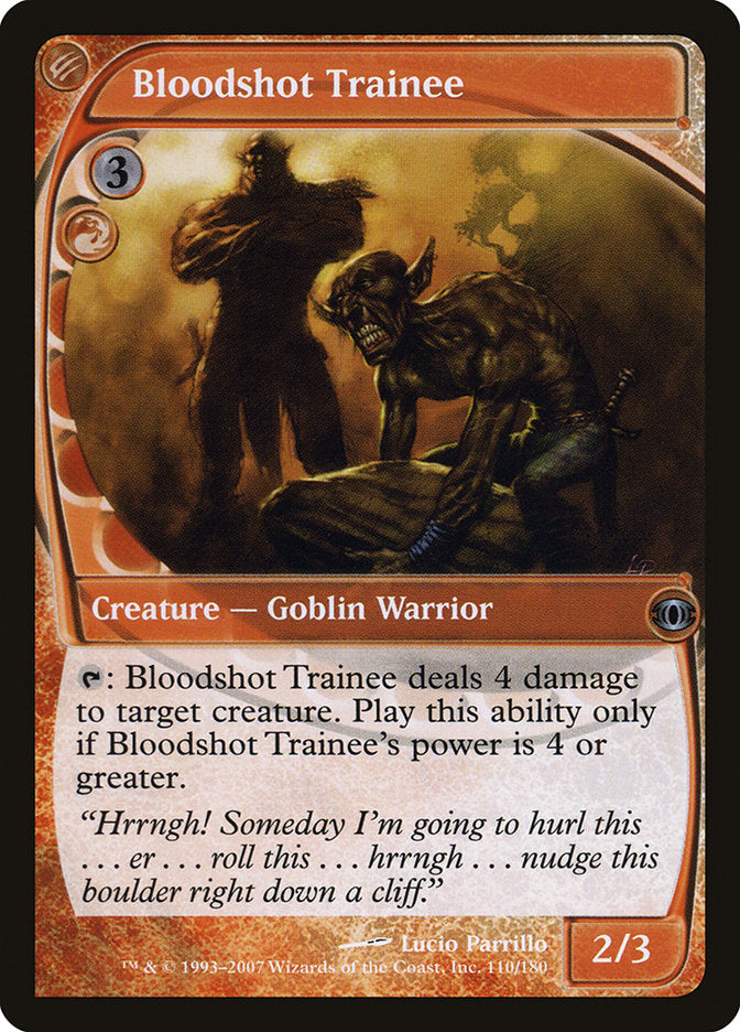 Bloodshot Trainee [Future Sight] [Foil]