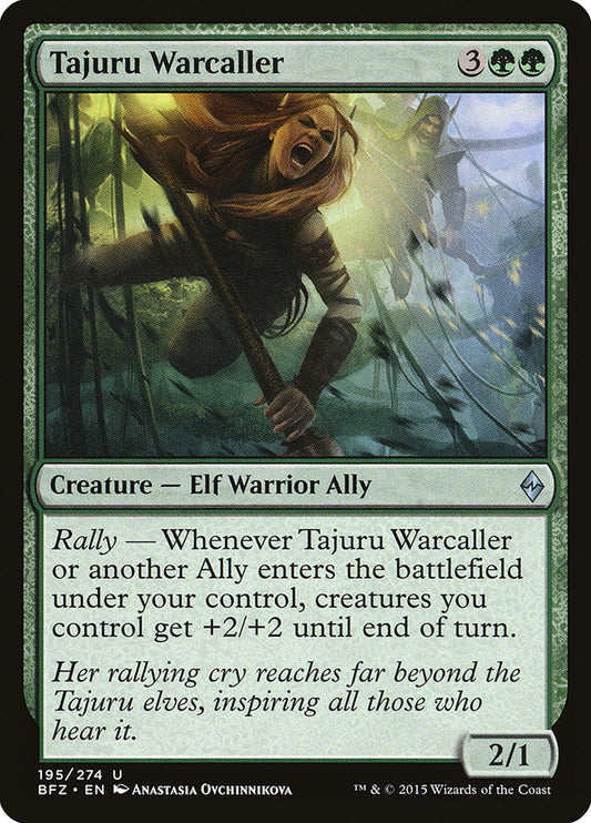 Tajuru Warcaller [Battle for Zendikar] [Foil]