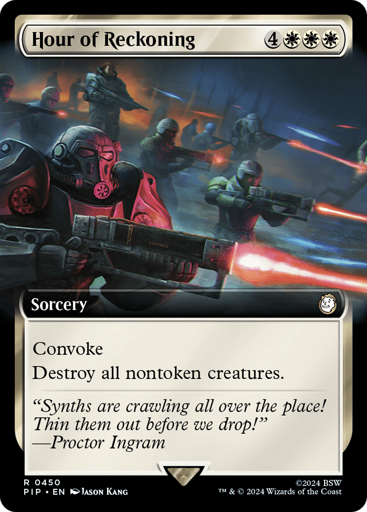 Hour of Reckoning (Extended Art) [Fallout] [Foil]