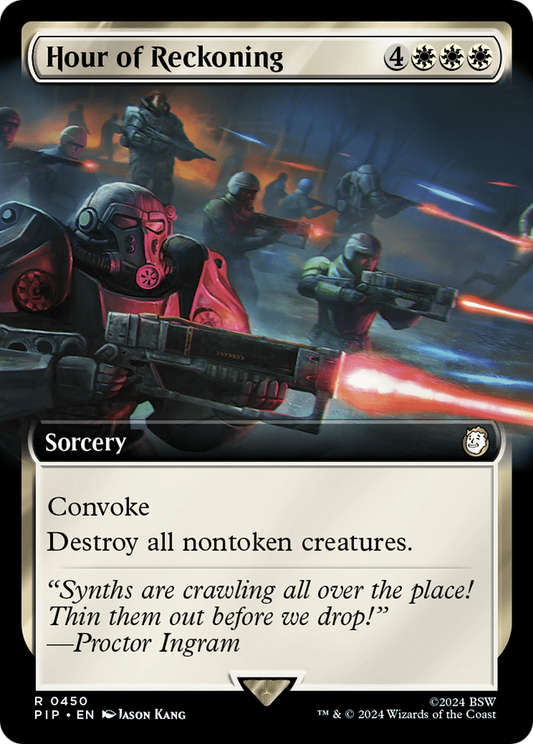 Hour of Reckoning (Extended Art) [Fallout] [Foil]