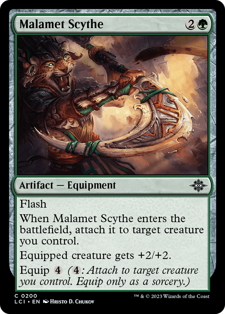 Malamet Scythe [The Lost Caverns of Ixalan] [Foil]