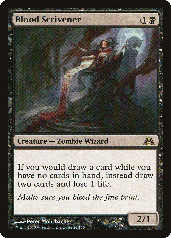 Blood Scrivener [Dragon's Maze] [Foil]
