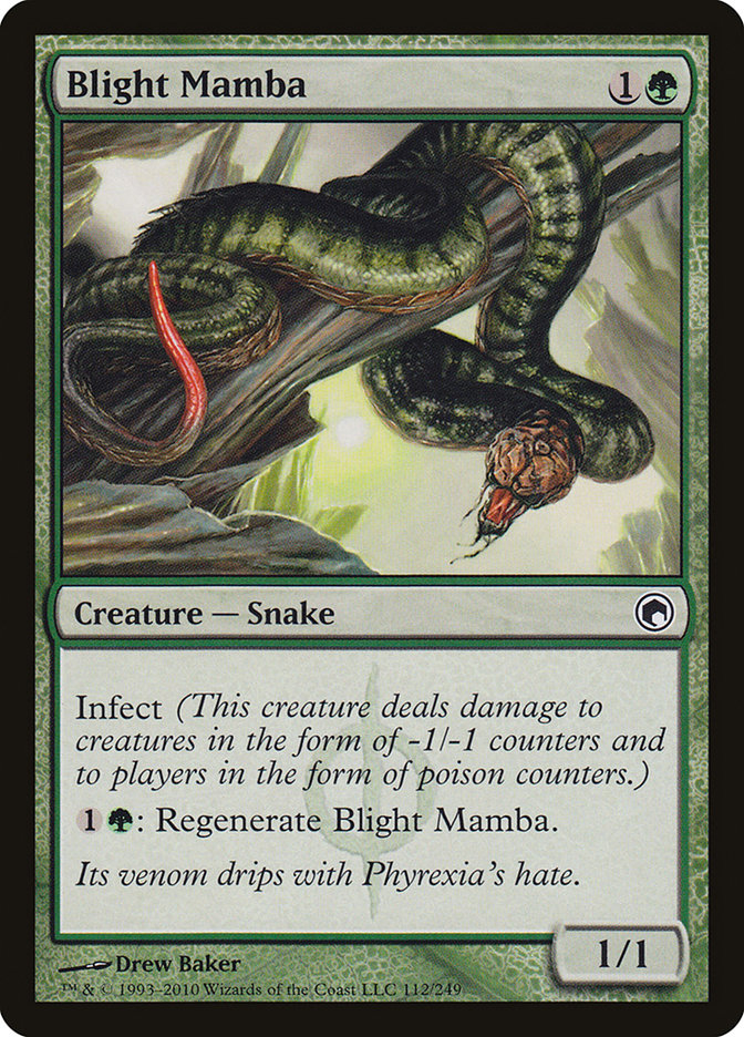 Blight Mamba [Scars of Mirrodin] [Foil]