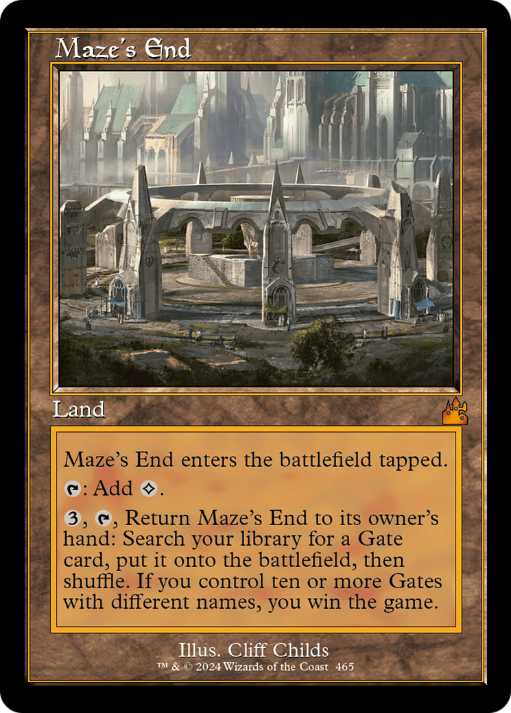 Maze's End (Retro Frame) [Ravnica Remastered] [Foil]