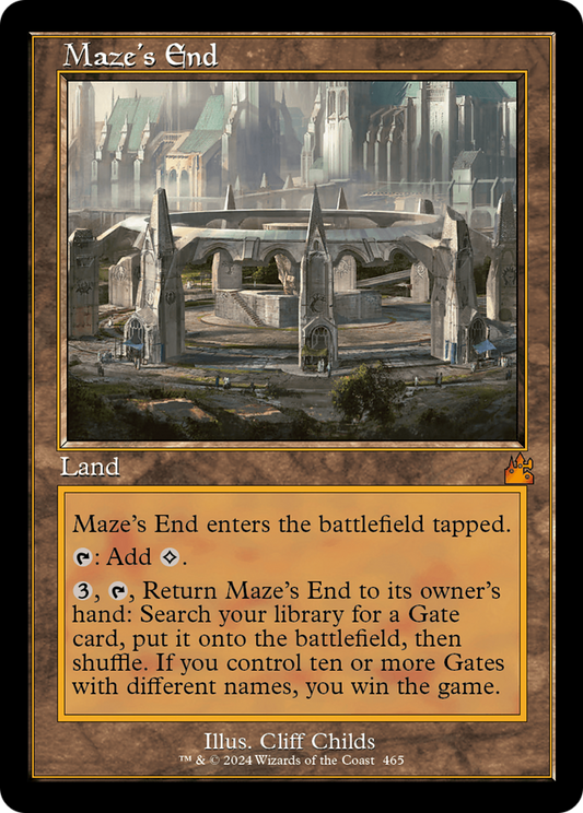 Maze's End (Retro Frame) [Ravnica Remastered] [Foil]