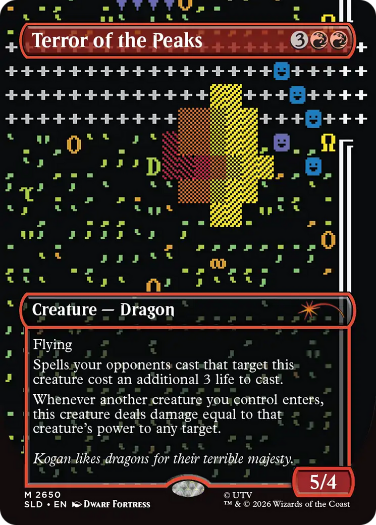 Terror of the Peaks [Secret Lair Drop Series] [Foil]