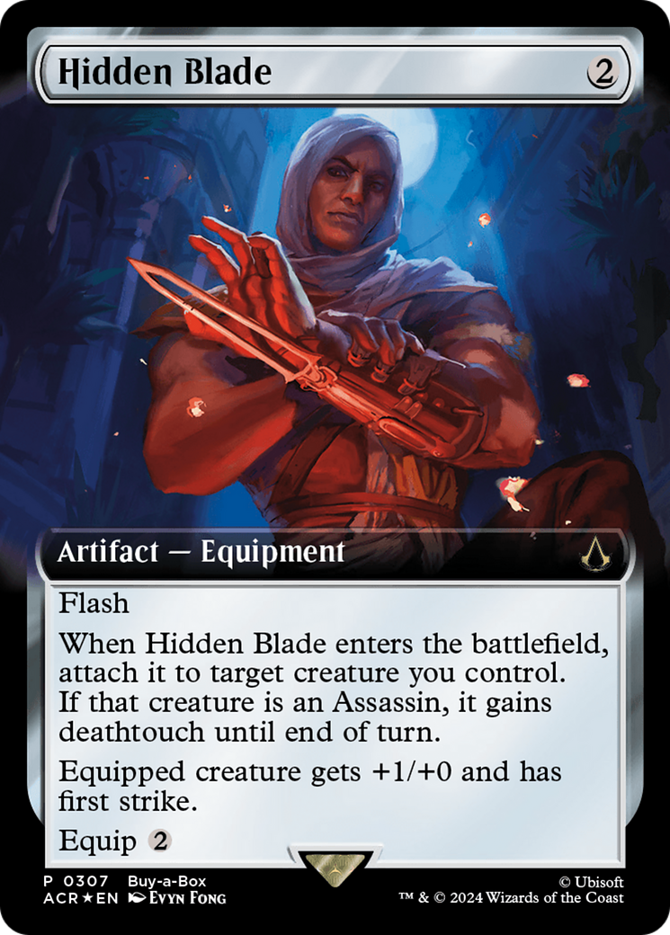 Hidden Blade (Extended Art) [Assassin's Creed Promos] [Foil]