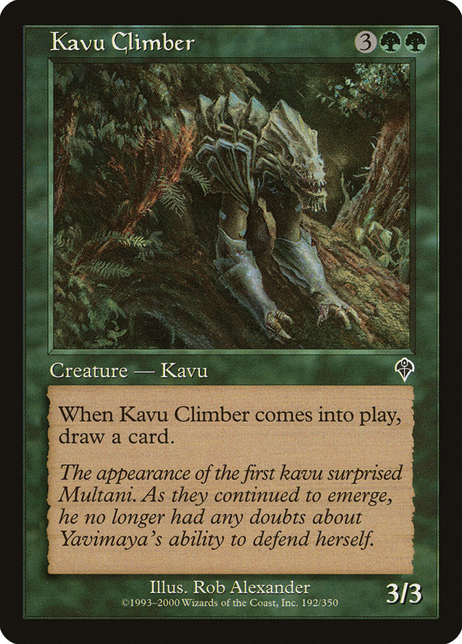Kavu Climber [Invasion] [Foil]
