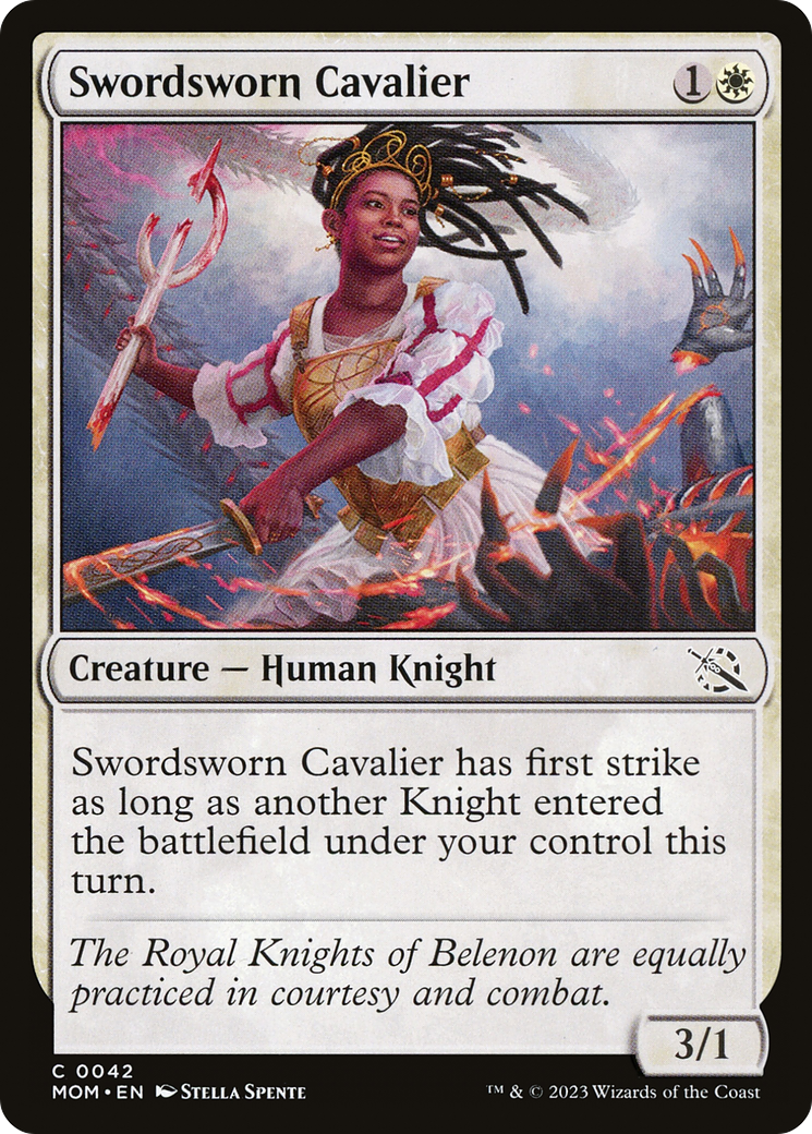 Swordsworn Cavalier [March of the Machine] [Foil]