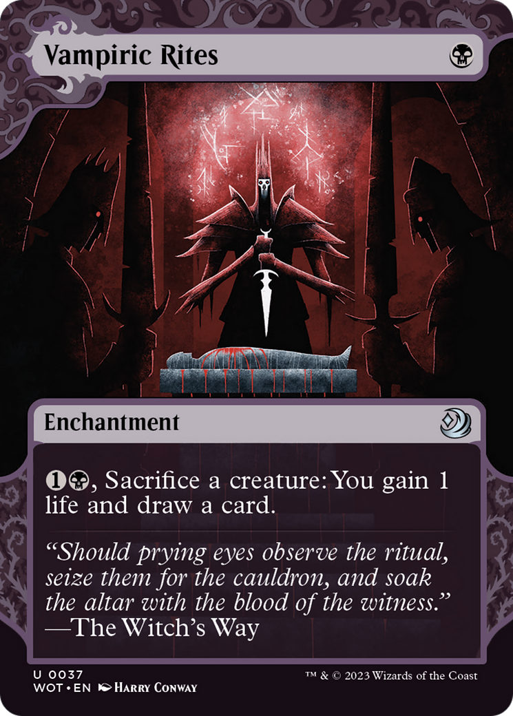 Vampiric Rites [Wilds of Eldraine: Enchanting Tales] [Foil]