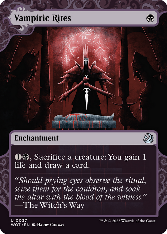 Vampiric Rites [Wilds of Eldraine: Enchanting Tales] [Foil]