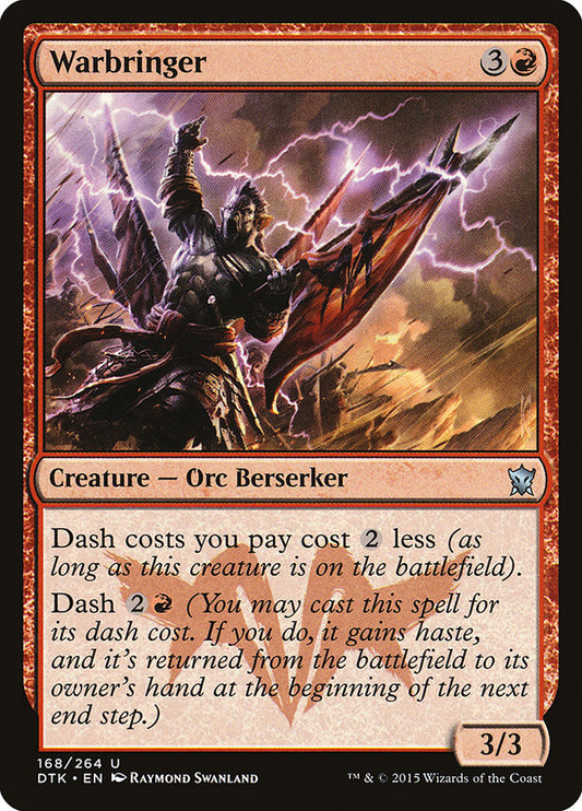Warbringer [Dragons of Tarkir] [Foil]