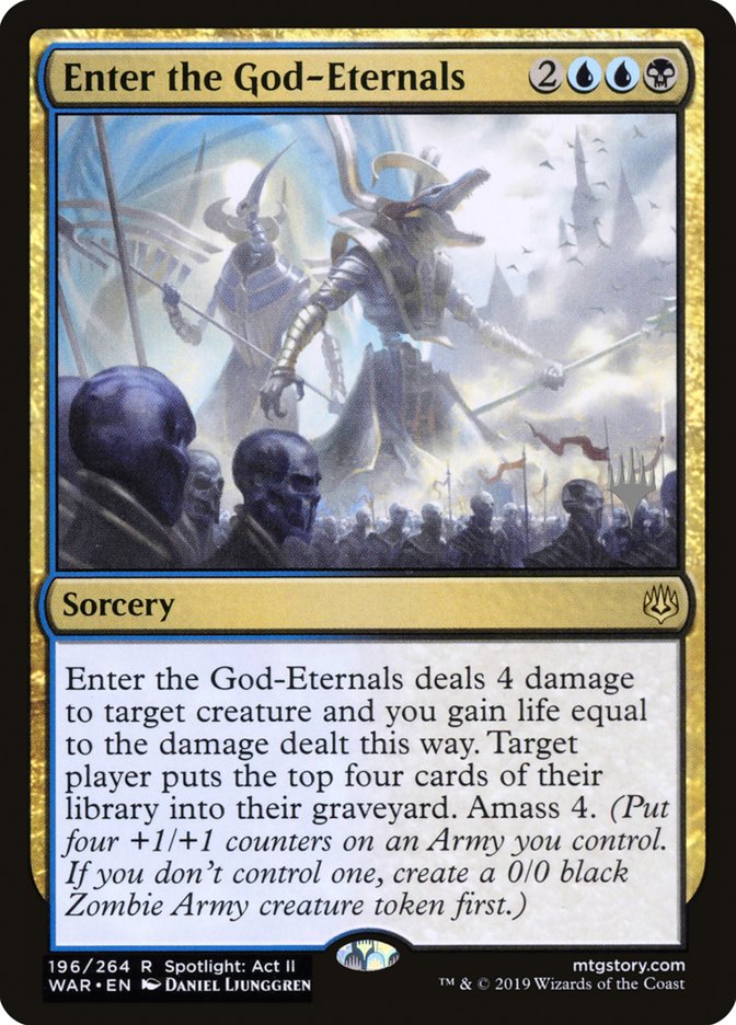 Enter the God-Eternals (Promo Pack) [War of the Spark Promos] [Foil]