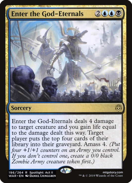 Enter the God-Eternals (Promo Pack) [War of the Spark Promos] [Foil]
