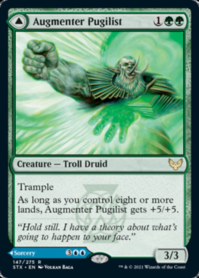 Augmenter Pugilist // Echoing Equation [Strixhaven: School of Mages] [Foil]