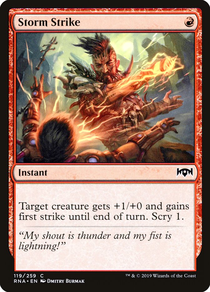 Storm Strike [Ravnica Allegiance] [Foil]