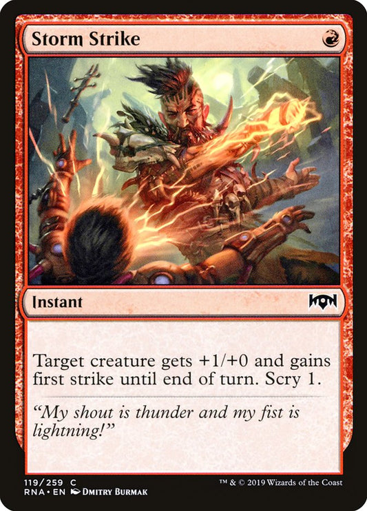 Storm Strike [Ravnica Allegiance] [Foil]