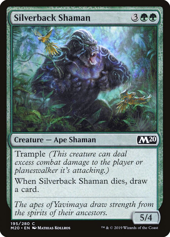 Silverback Shaman [Core Set 2020] [Foil]