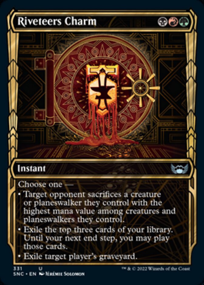 Riveteers Charm (Showcase Golden Age) [Streets of New Capenna] [Foil]