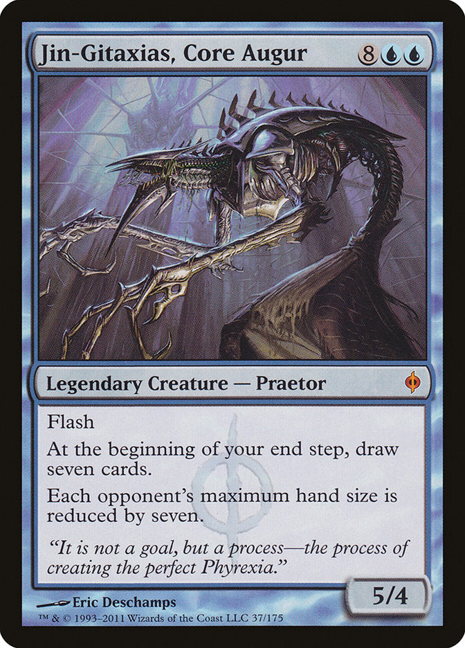 Jin-Gitaxias, Core Augur [New Phyrexia] [Foil]