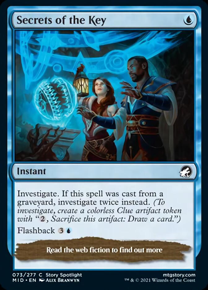 Secrets of the Key [Innistrad: Midnight Hunt] [Foil]