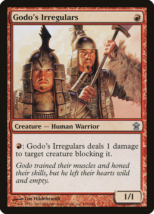 Godo's Irregulars [Saviors of Kamigawa] [Foil]