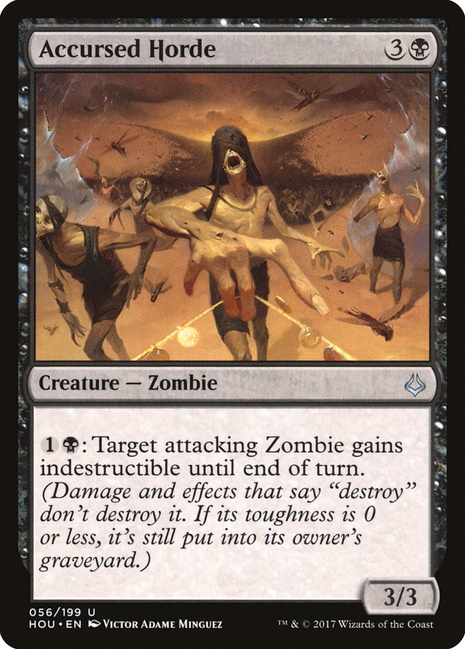 Accursed Horde [Hour of Devastation] [Foil]