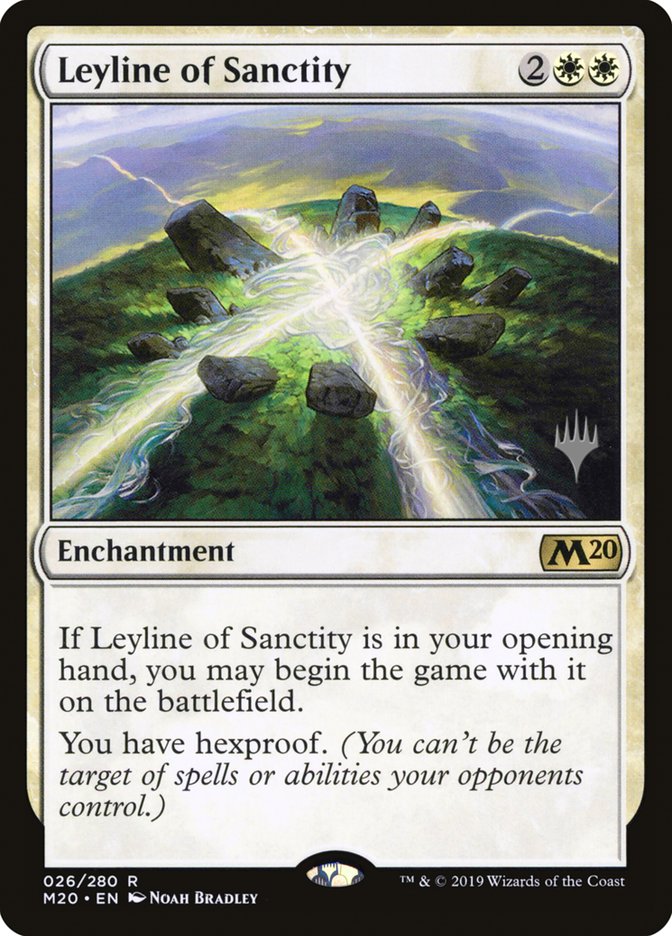 Leyline of Sanctity (Promo Pack) [Core Set 2020 Promos] [Foil]