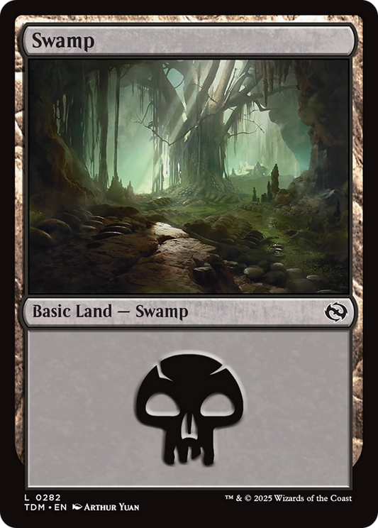 Swamp (0282) [Tarkir: Dragonstorm] [Foil]