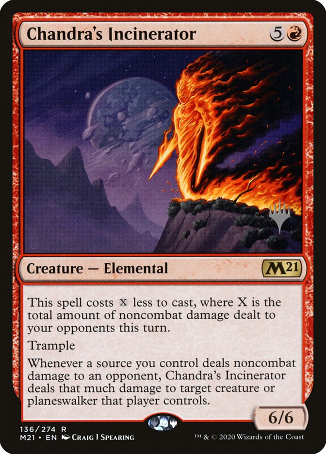 Chandra's Incinerator (Promo Pack) [Core Set 2021 Promos] [Foil]