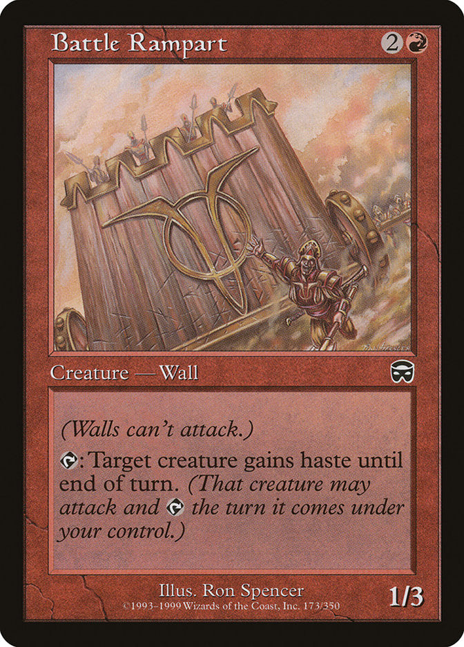 Battle Rampart [Mercadian Masques] [Foil]