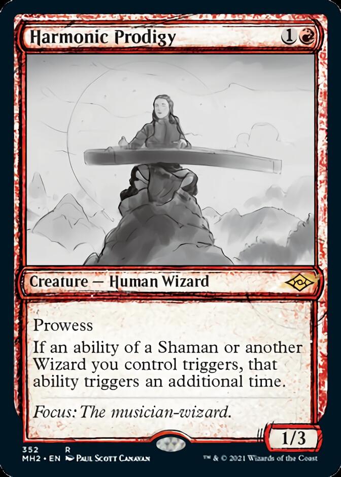 Harmonic Prodigy (Sketch) [Modern Horizons 2] [Foil]